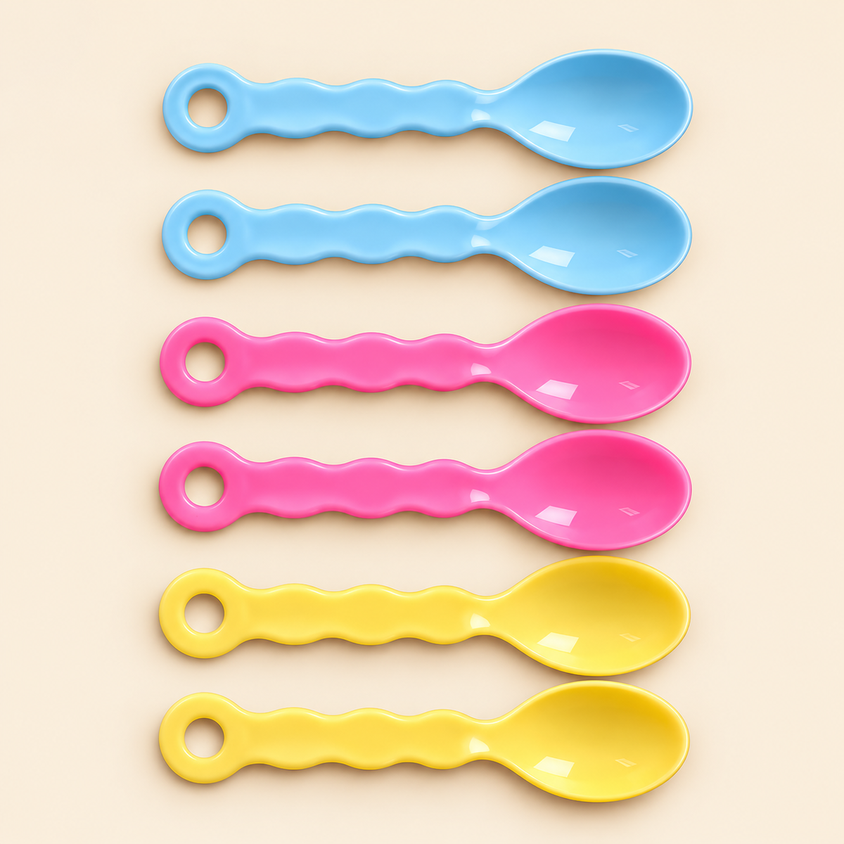 6-Piece Reusable Serving Spoon Set