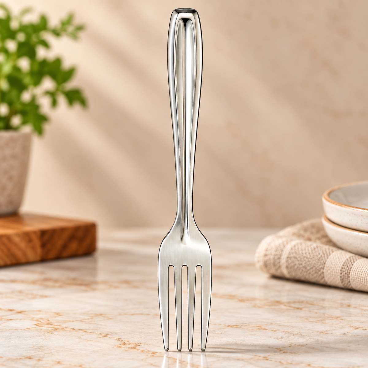 12-Piece Stainless Steel Fork Set