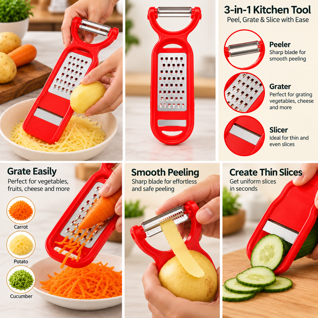 Vegetable Peeler & Grater